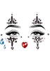 Harlequin Clown Jewels Sticker