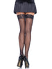 NYLON SHEER THIGH HIGHS WITH LACE TOP