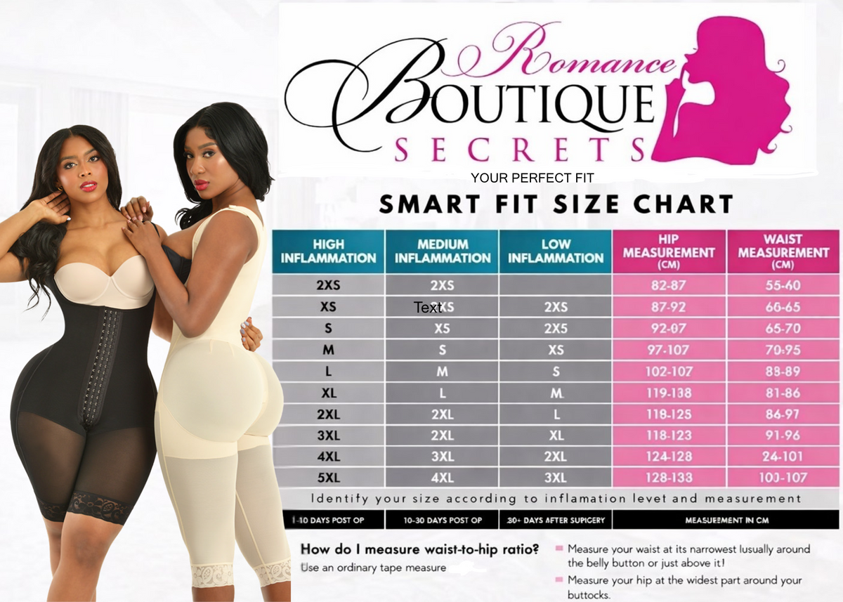 SMART FIT CURVE EXTRA HIP AND BUTT STRETCH BBL POST OP MID THIGH FAJA 2032