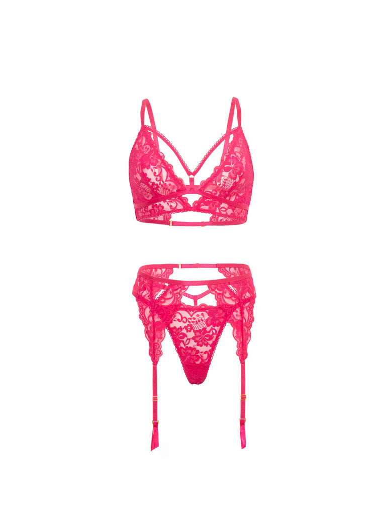 OH LA LA CHERI STRAPPY LACE BRA