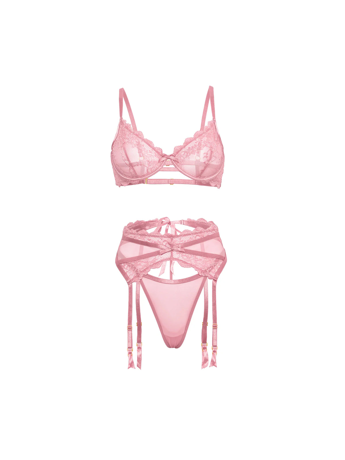 Eliana Lace 3 Piece Bra Set