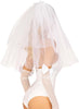 Tiered Bridal Veil W/ Bow