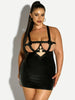 Fetish Erotic Open Cup Babydoll Dress