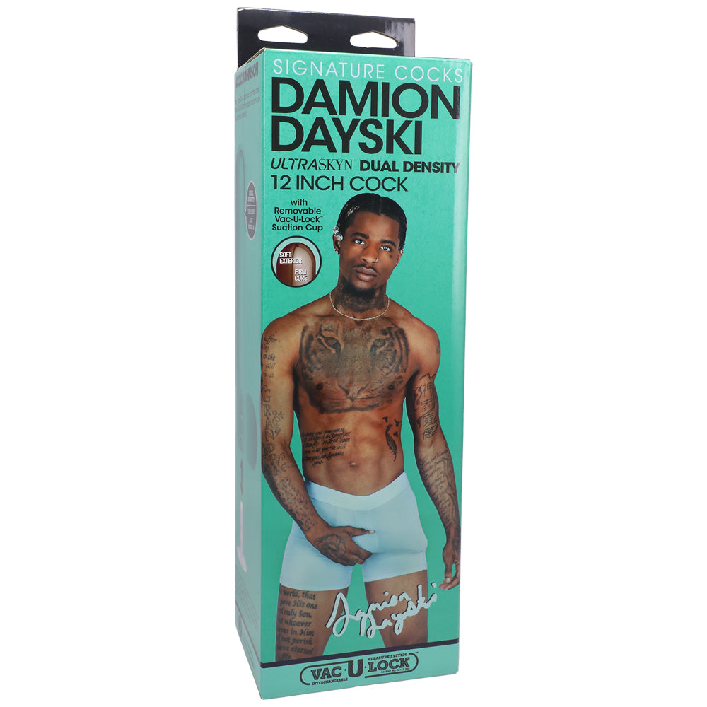 Signature Cocks Damion Dayski 12" Ultraskyn Cock