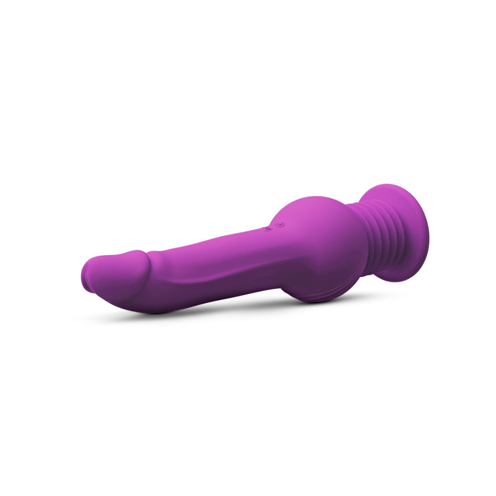 New York Gyro-Quake™ 9.75 Inch Vibrating & Thumping G Spot Dildo