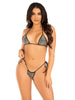 London Girl Rhinestone Bikini Set