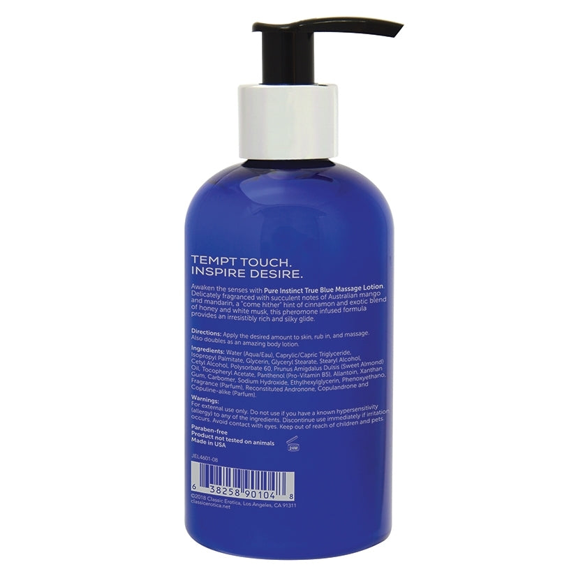 Pure Instinct True Blue Massage Lotion