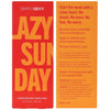 Simply Sexy Lazy Sunday Pheromone Perfume