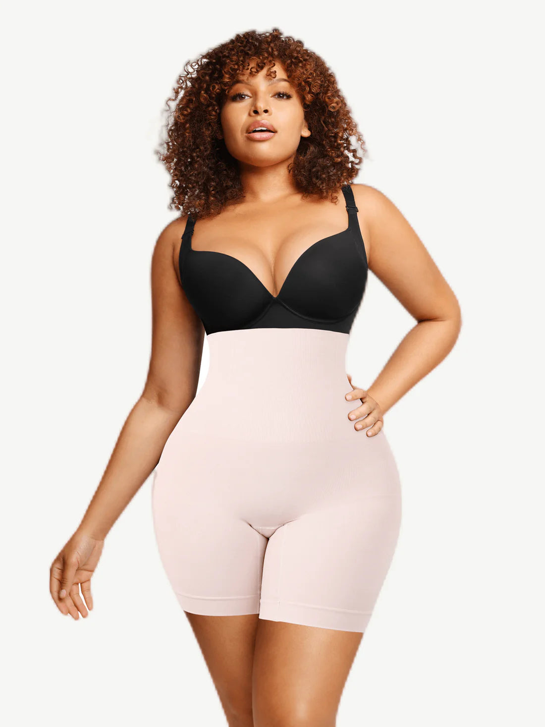 HIGH-WAISTED MID THIGH SHORT
