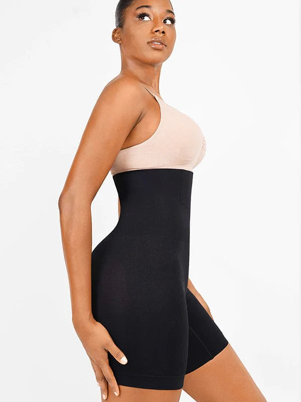 HIGH-WAISTED MID THIGH SHORT