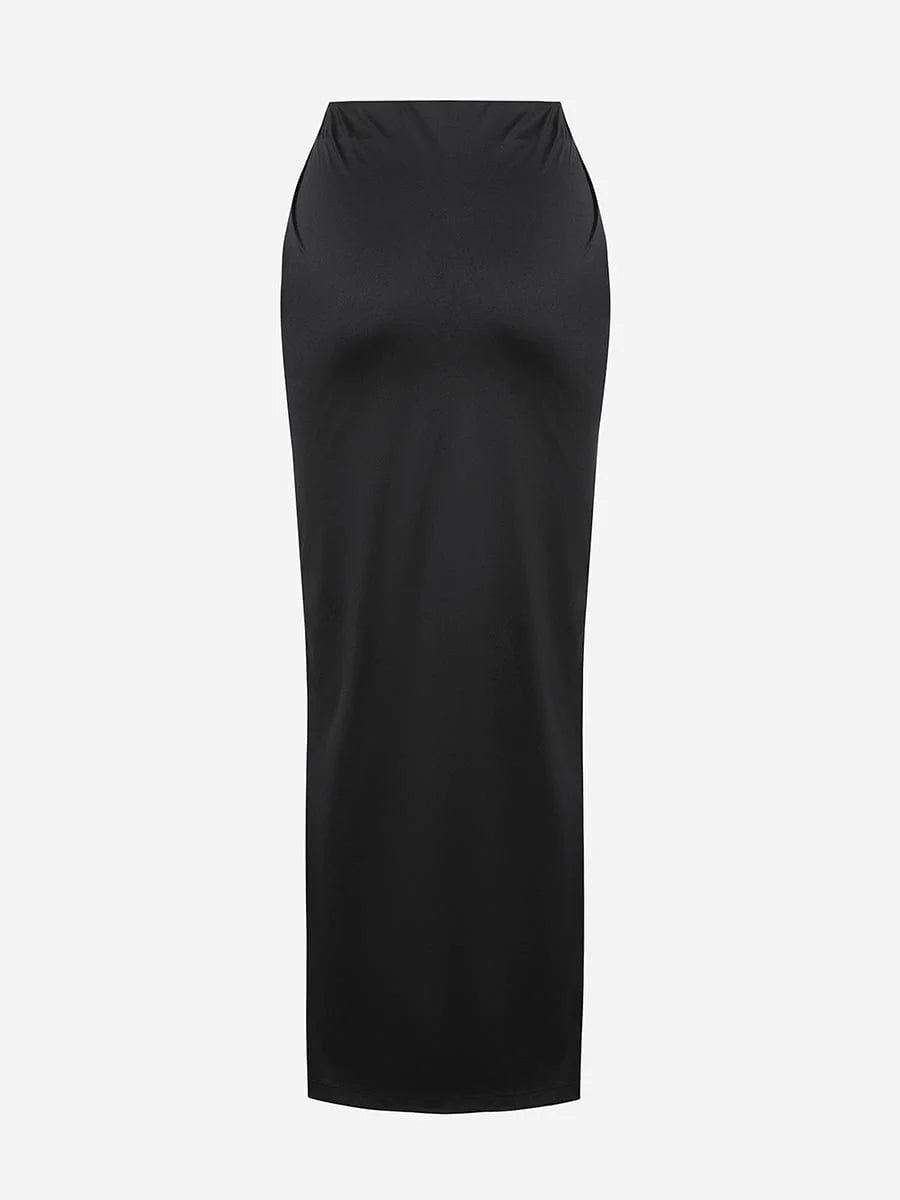 CORSET CAMI BODYSUIT Pleated Skirt Two-Piece Set