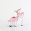 7" ANKLE STRAP HOLOGRAPHIC PLATFORM