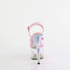 7" ANKLE STRAP HOLOGRAPHIC PLATFORM