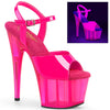 Ankle Strap Sandal Blacklight Reactive Upper