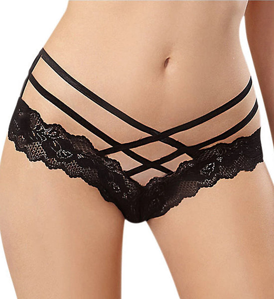 LACE CRISS CROSS PANTY