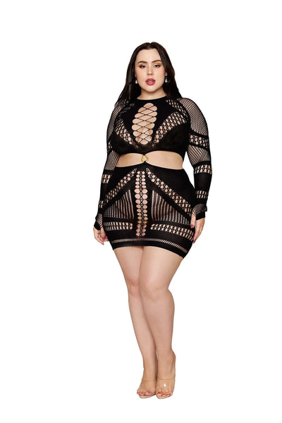 Plus Black Chemise