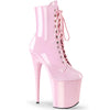 Lace-Up Front Ankle Boot Side Zip