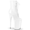 Lace-Up Front Ankle Boot Side Zip