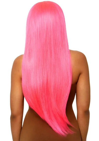 33"LONG STRAIGHT CENTER PART WIG