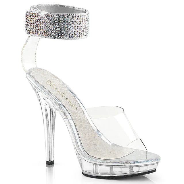 Sandal -Ankle Band with Rhinestones