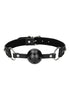 Diamond Studded Breathable Ball Gag with Straps