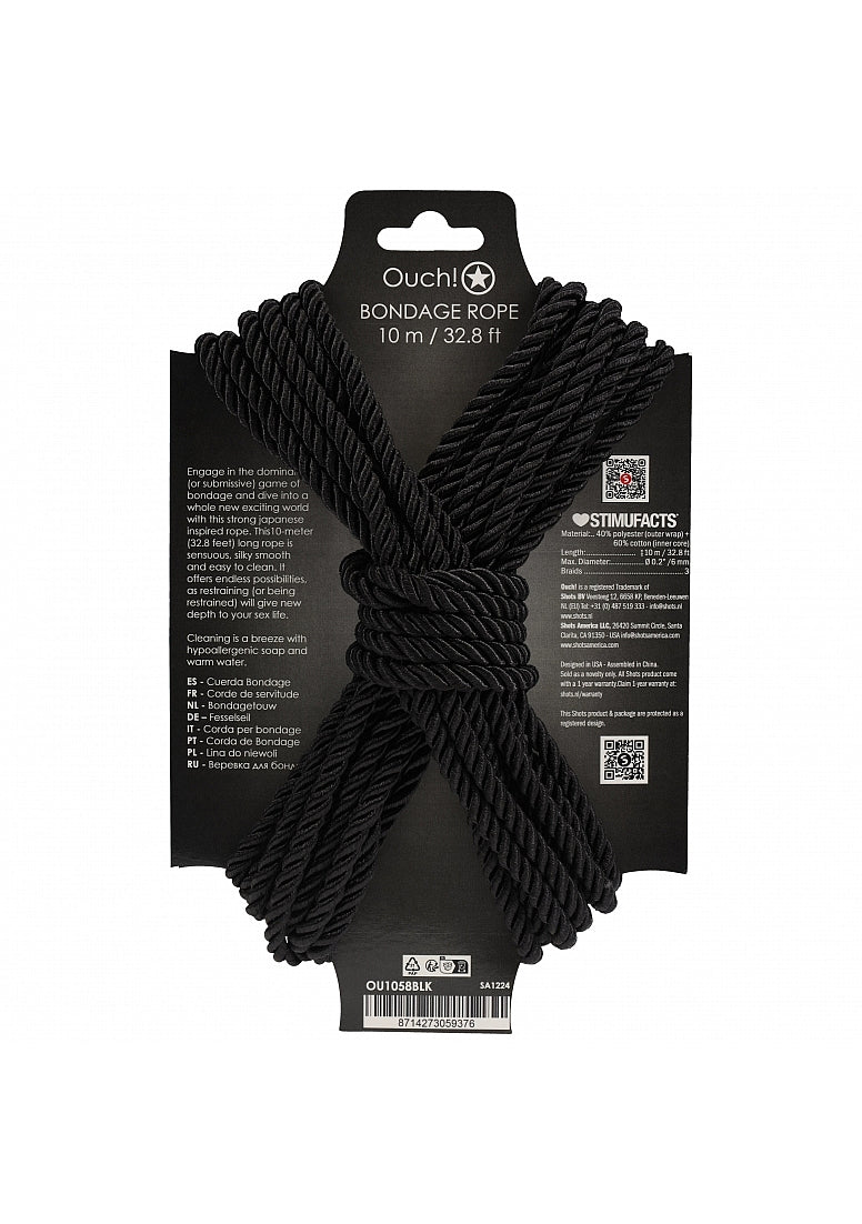 Ouch! Bondage Rope - 10 Meter