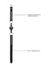 Diamond Studded Breathable Ball Gag with Straps