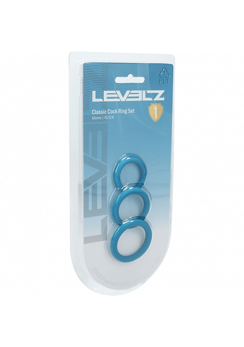 Classic Silicone Cock Ring Set of 3