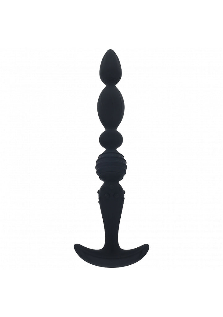 Multi Textured Silicone Flared Anal Probe