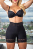 Zipper Closure High Compression Shorts