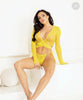 Sprung On You Pink Crop Top Set