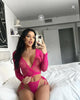 Sprung On You Pink Crop Top Set