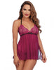 Dreamy Lace Babydoll with Lace Panty Set