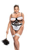 Plus Size Hot Mess French Maid Lingerie Costume