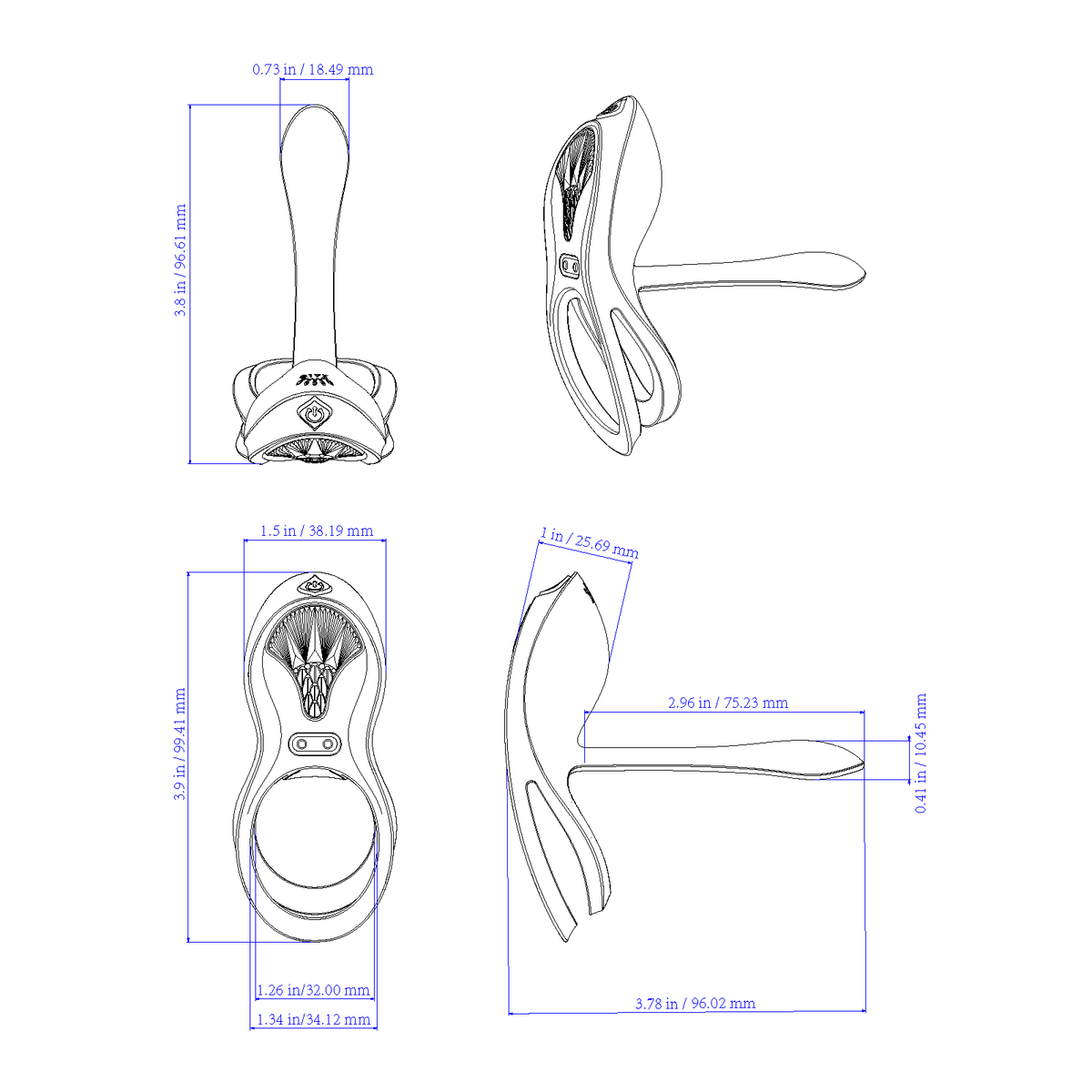 Bayek Vibrating Couples’ Ring