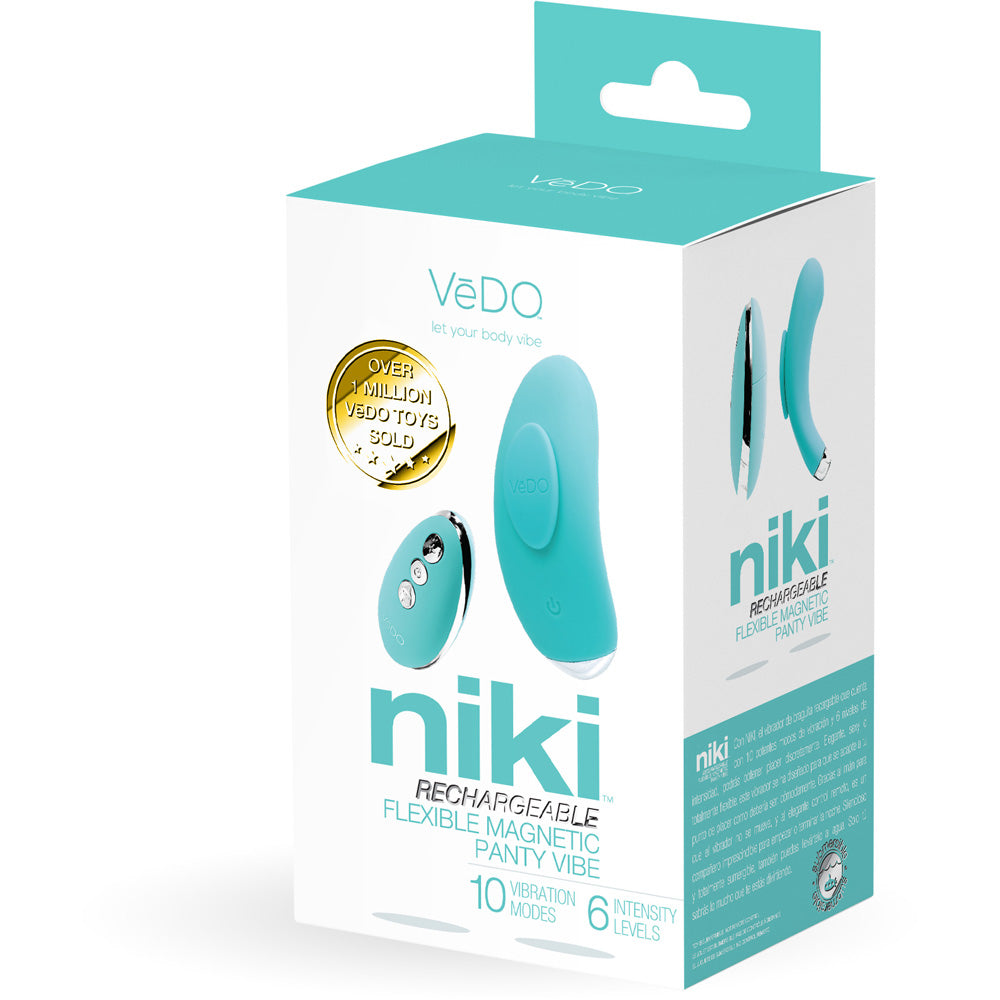 Niki Rechargeable Panty Vibe Tease Me Turquoise