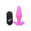 21x Silicone Butt Plug With Remote