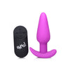 21x Silicone Butt Plug With Remote