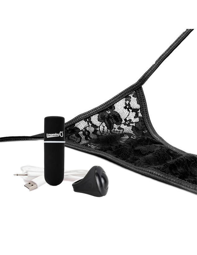 My Little Secret Screaming O Rechargeable Vibrating Panty Set