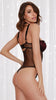 GLAM GARNET THONG TEDDY