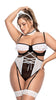 Plus Size Hot Mess French Maid Lingerie Costume