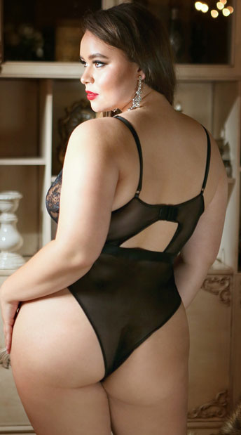 PLUS SIZE DIAMOND STRENGTH TEDDY