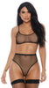 FREE AS A BIRD FISHNET BRA SET