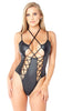 TEMPTING PLEATHER TEDDY