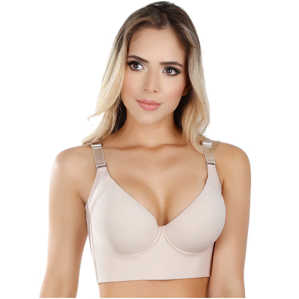 EXTRA FIRM HIGH COMPRESSION FULL CUP PUSH UP FAJA BRA
