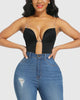 Plunge Bra Thong Body Suit