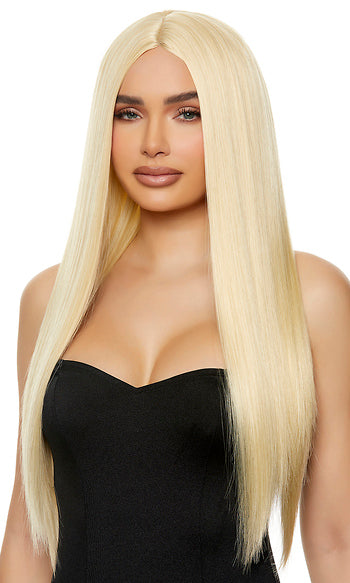 Blonde Straight Long Wig