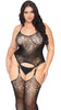 PLUS SIZE SEAMLESS LACE BODYSTOCKING