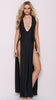 HIGH CUT MAXI DRESS