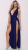 HIGH CUT MAXI DRESS